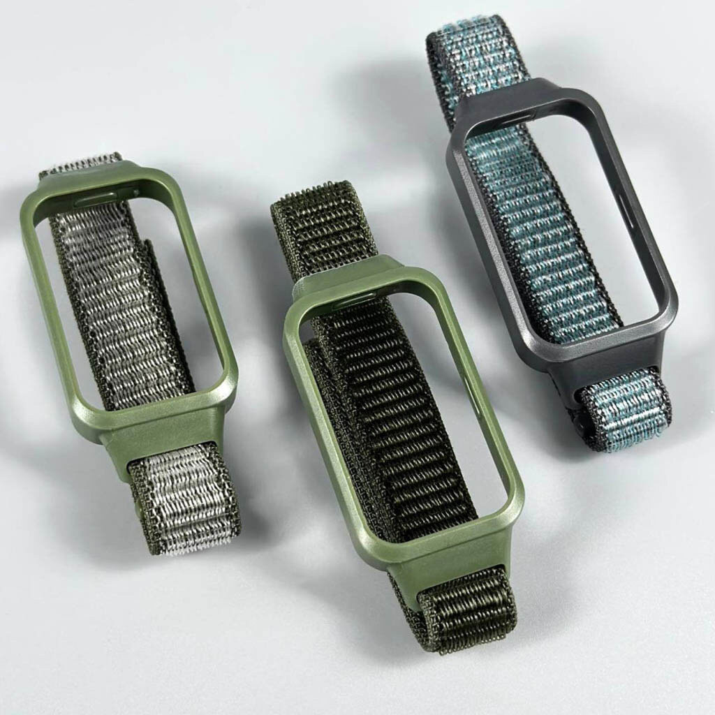 Ремешок Xiaomi Mi Smart Band 9 Active, Nylon, Черный - № 3 Ремешок Xiaomi Mi Smart Band 9 Active, Nylon, Черный - № 3