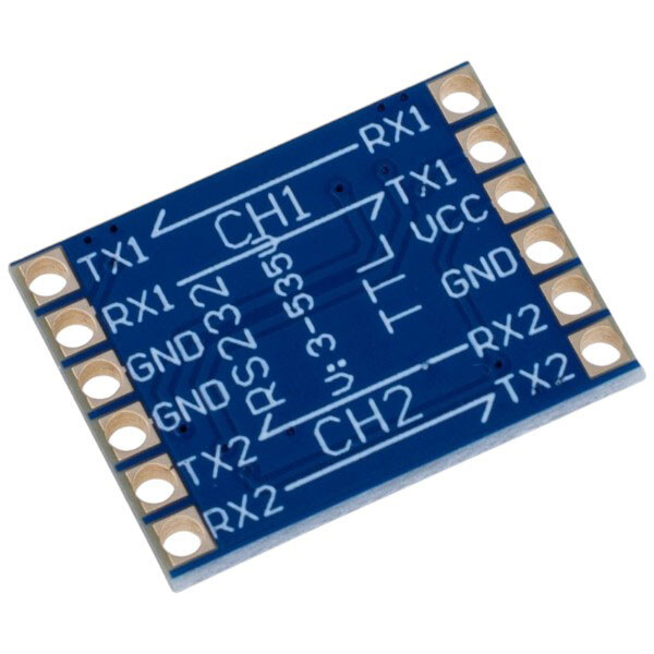 Модуль последовательного порта двухканальный TTL<->RS232 на базе SP3232 - № 2 Модуль последовательного порта двухканальный TTL<->RS232 на базе SP3232 - № 2