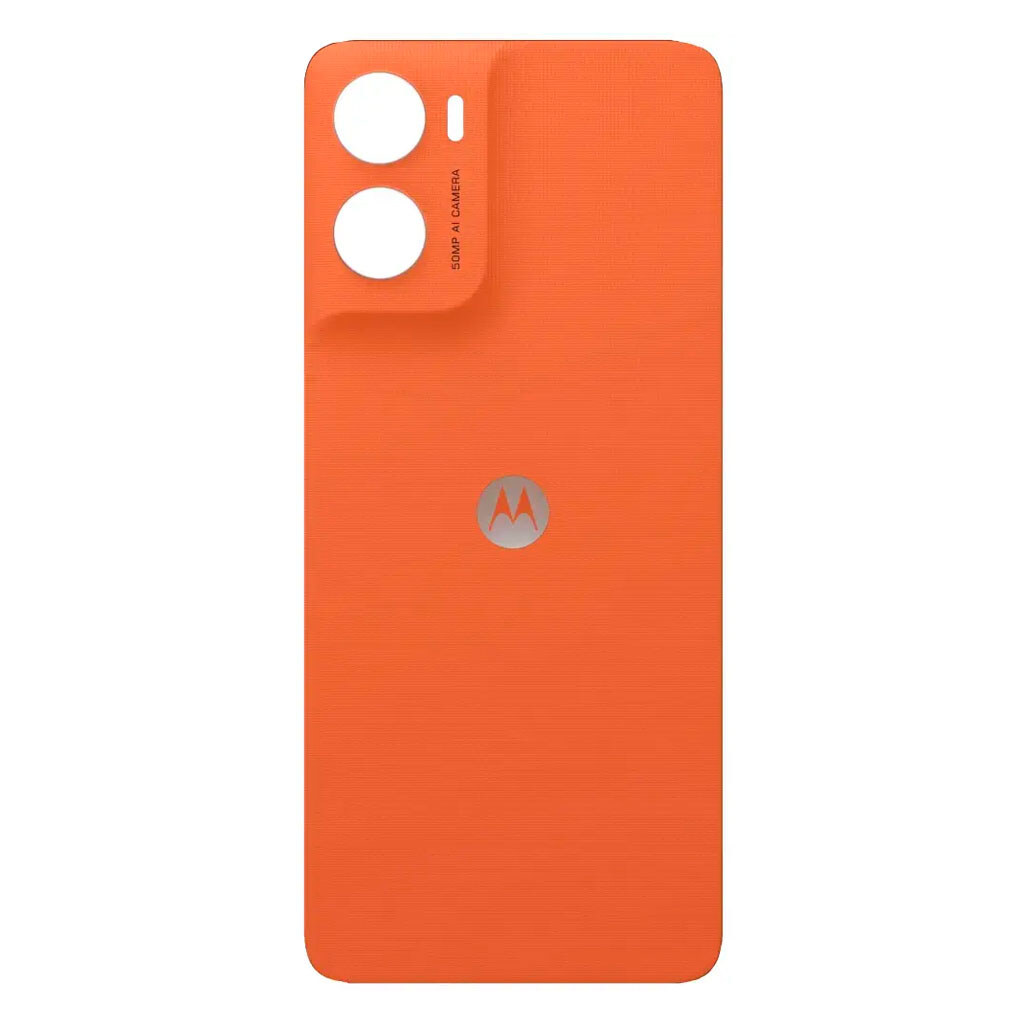 Задняя крышка Motorola G06 Power / Moto G06, High quality, Оранжевый - № 1 Задняя крышка Motorola G06 Power / Moto G06, High quality, Оранжевый - № 1