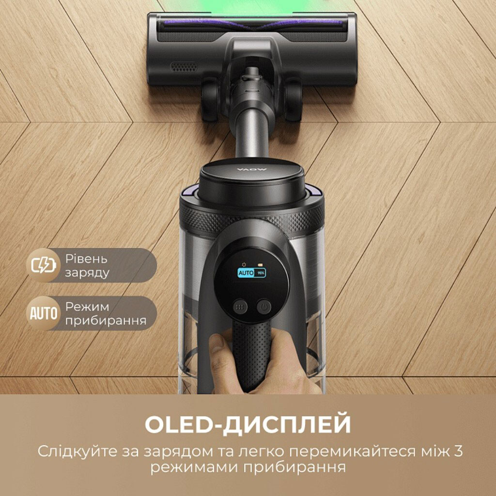 Аккумуляторный пылесос Mova S7, Черный - № 4 Аккумуляторный пылесос Mova S7, Черный - № 4