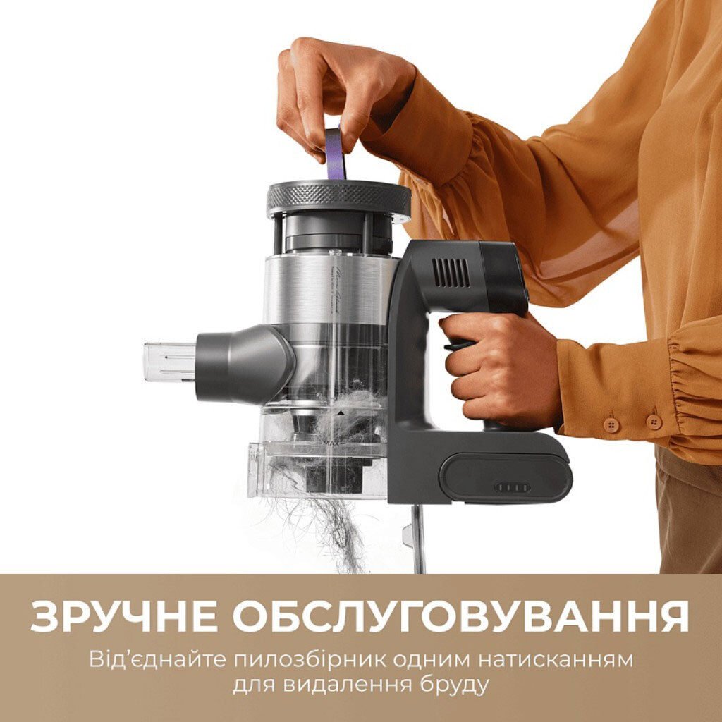 Аккумуляторный пылесос Mova S7, Черный - № 8 Аккумуляторный пылесос Mova S7, Черный - № 8