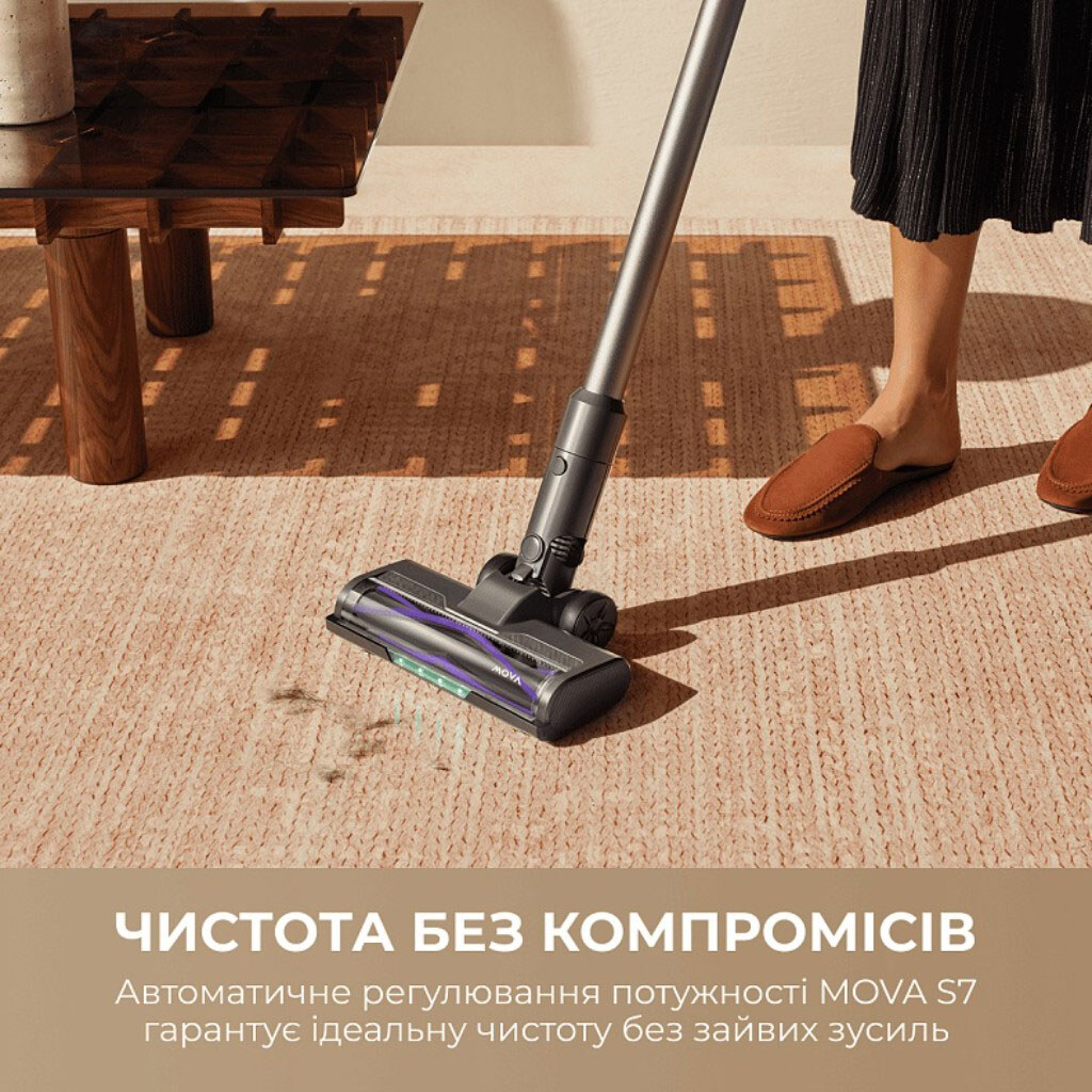 Аккумуляторный пылесос Mova S7, Черный - № 9 Аккумуляторный пылесос Mova S7, Черный - № 9