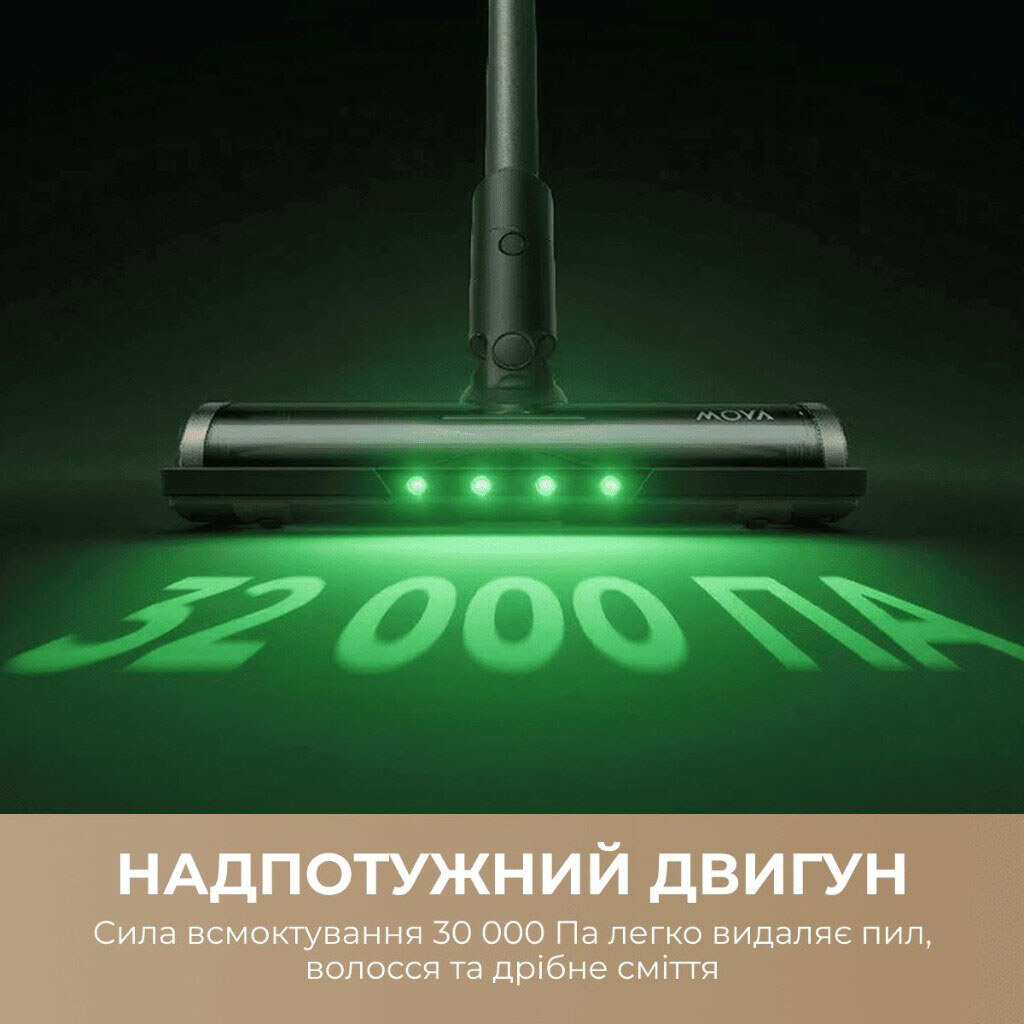 Аккумуляторный пылесос Mova S7 Ultra, Черный - № 2 Аккумуляторный пылесос Mova S7 Ultra, Черный - № 2