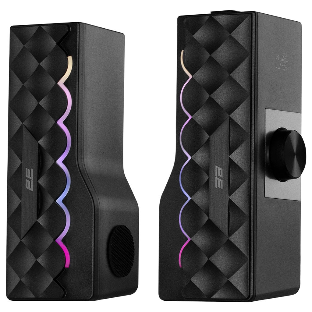 Колонки для компьютера 2E PCS232 RGB Soundbar, Черный - № 1 Колонки для компьютера 2E PCS232 RGB Soundbar, Черный - № 1