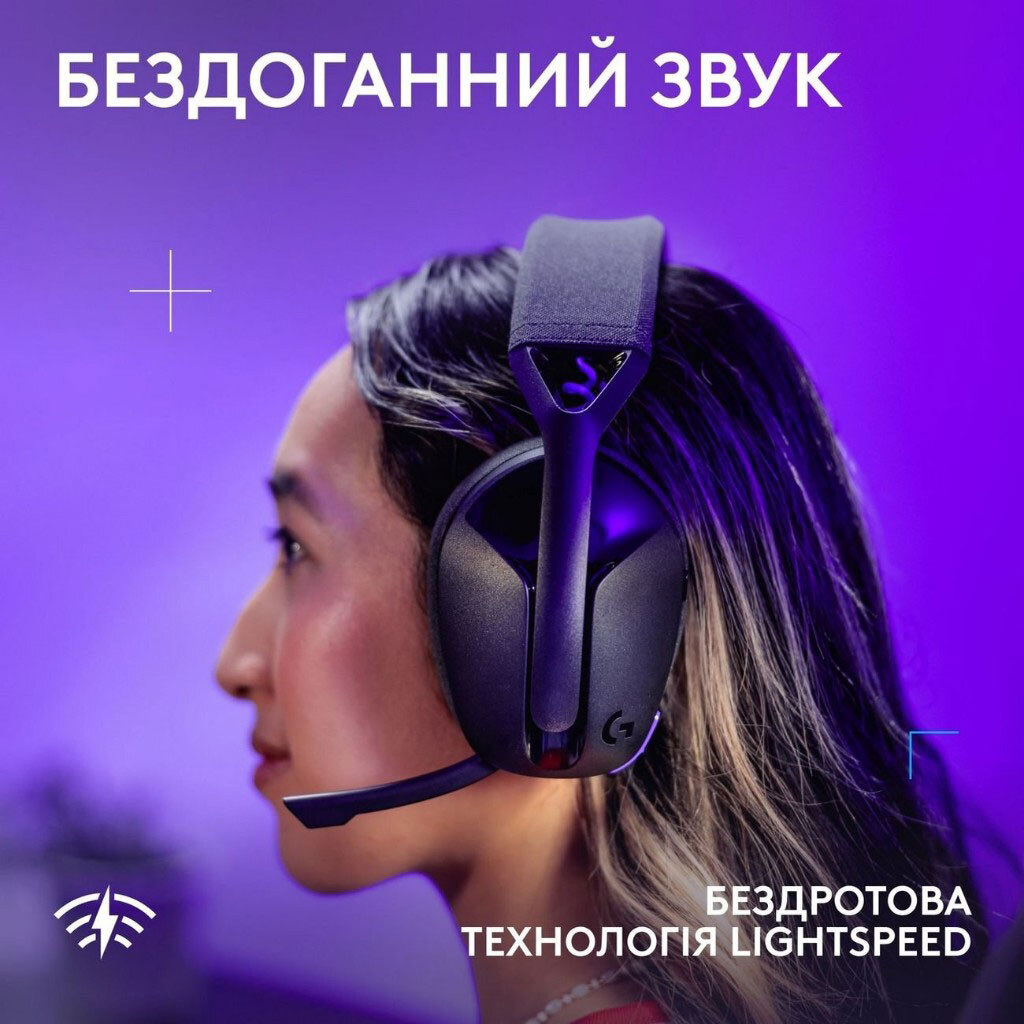 Гарнитура Logitech G321 Lightspeed, С микрофоном, Черный - № 4 Гарнитура Logitech G321 Lightspeed, С микрофоном, Черный - № 4