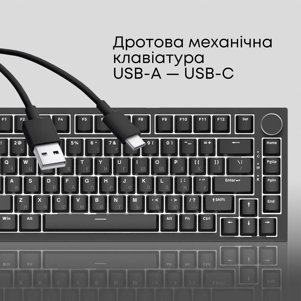 Клавиатура Ajazz AK820, Черный - № 6 Клавиатура Ajazz AK820, Черный - № 6