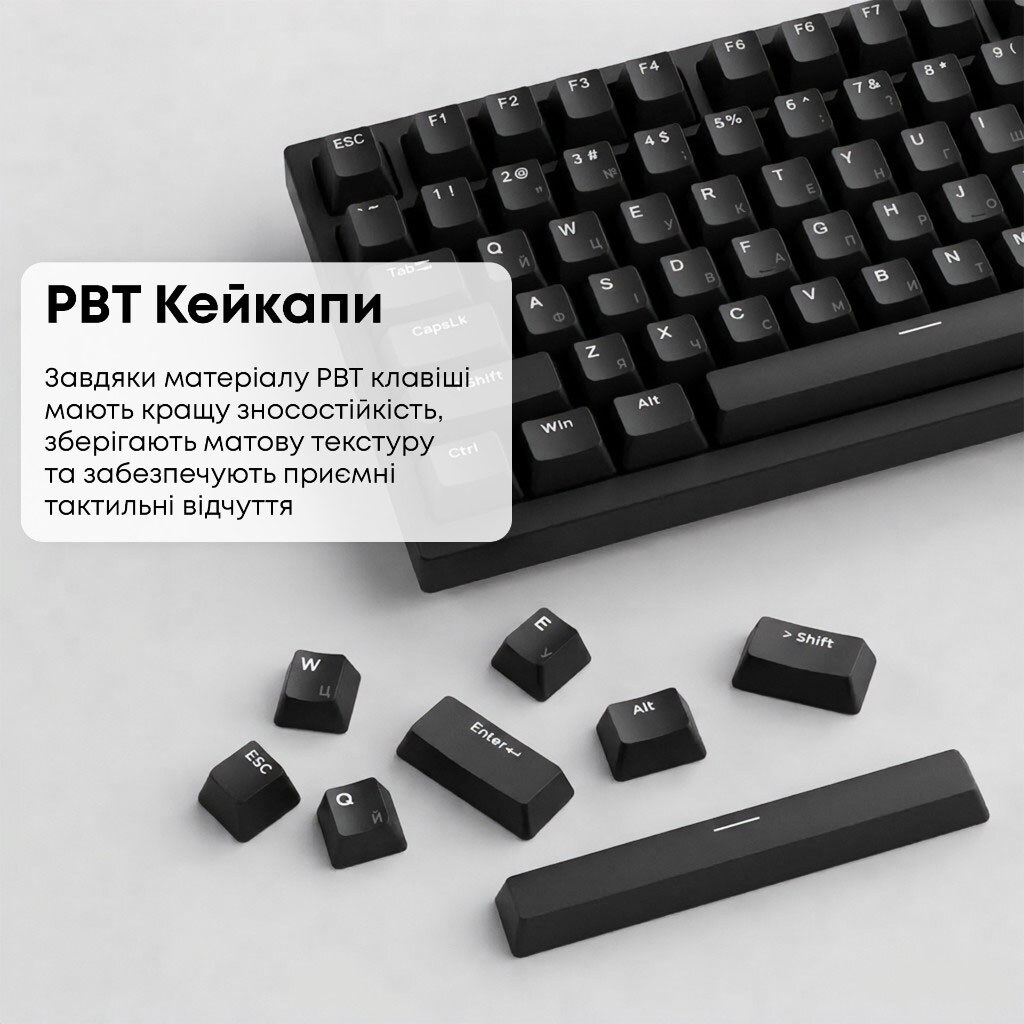 Клавиатура Ajazz AK820, Черный - № 13 Клавиатура Ajazz AK820, Черный - № 13