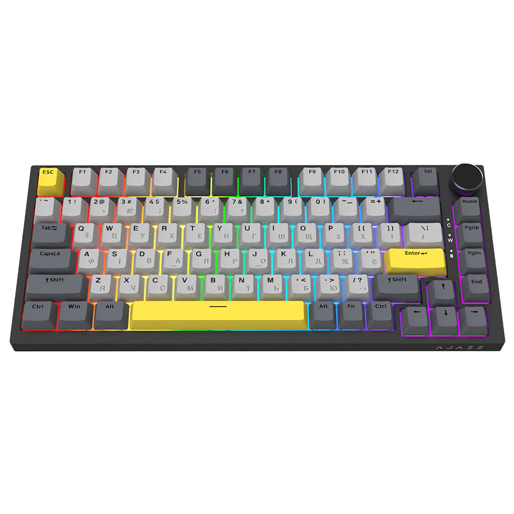 Клавиатура Ajazz AK820, Черный - № 8 Клавиатура Ajazz AK820, Черный - № 8
