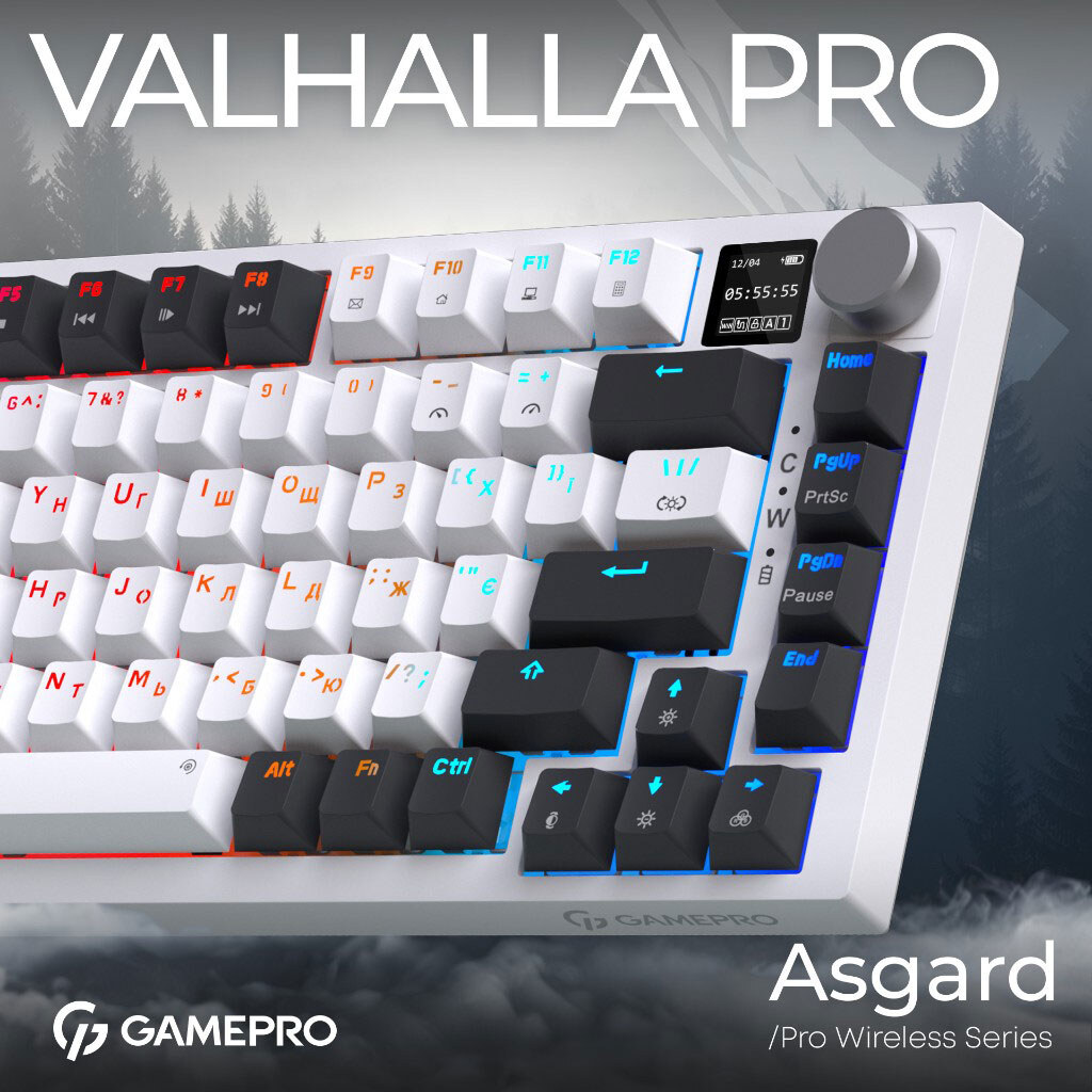 Клавиатура GamePro Asgard Valhalla, Белый - № 6 Клавиатура GamePro Asgard Valhalla, Белый - № 6