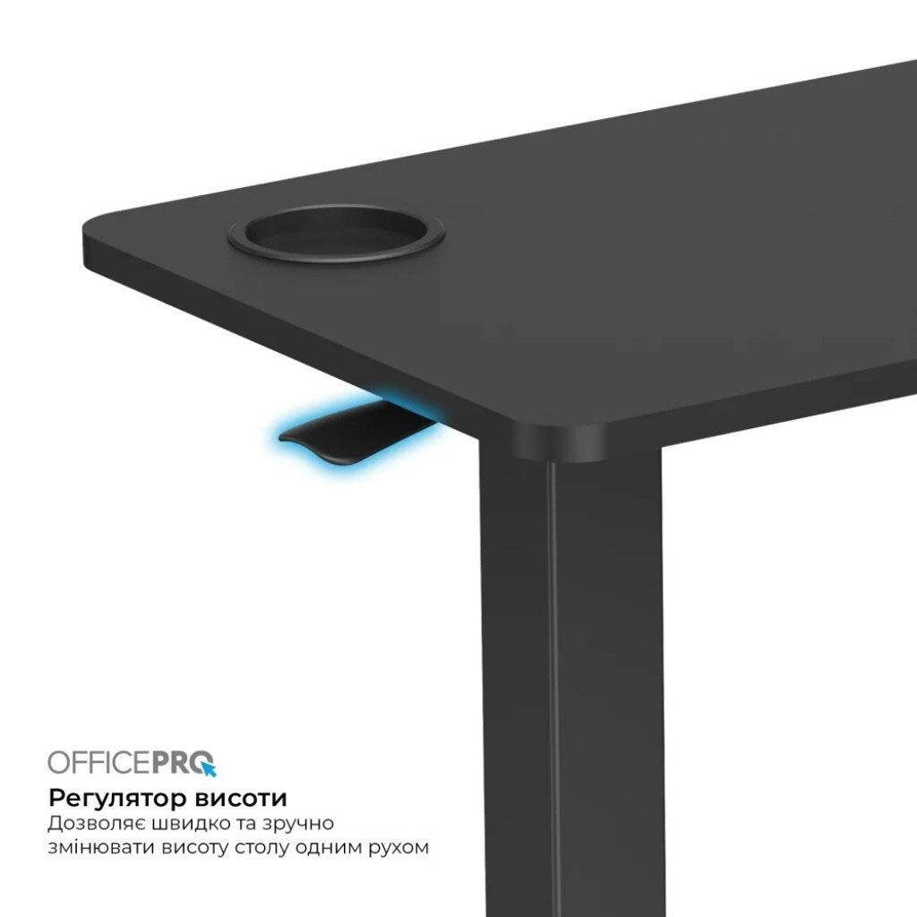 Комп'ютерний стіл OfficePro ODM270B, Чорний - № 6 Комп'ютерний стіл OfficePro ODM270B, Чорний - № 6