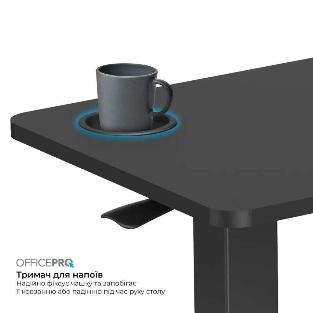 Комп'ютерний стіл OfficePro ODM270B, Чорний - № 8 Комп'ютерний стіл OfficePro ODM270B, Чорний - № 8