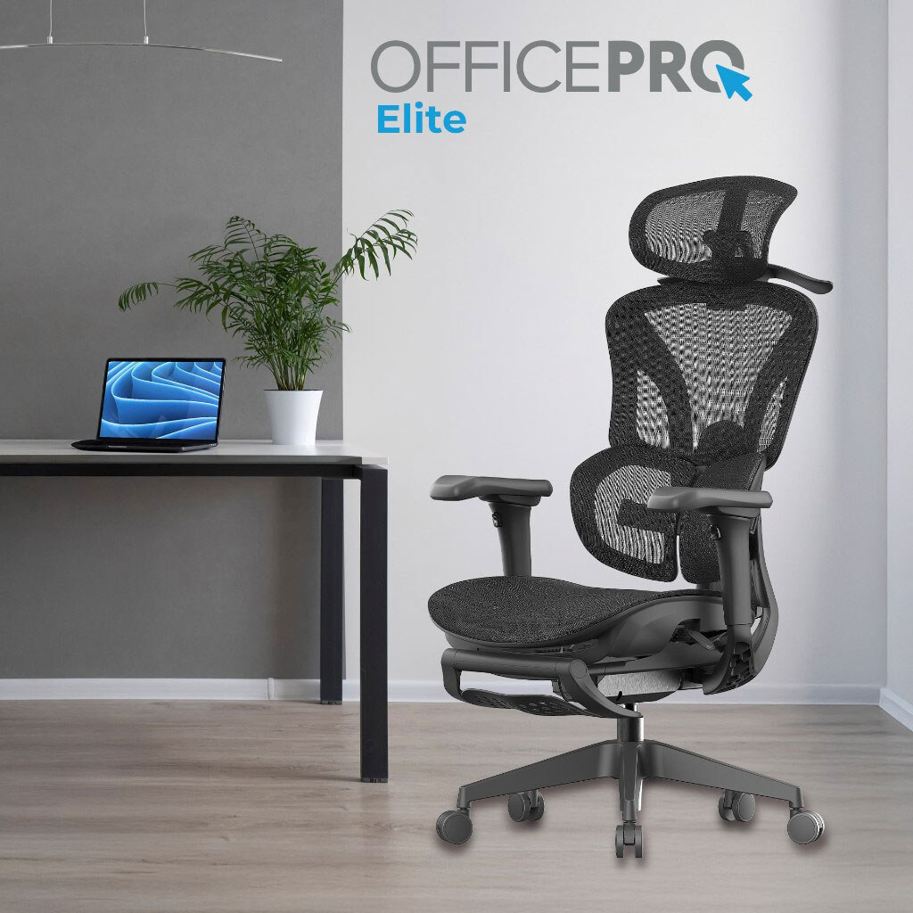 Офисное кресло OfficePro Elite OC950B, Черный - № 9 Офисное кресло OfficePro Elite OC950B, Черный - № 9
