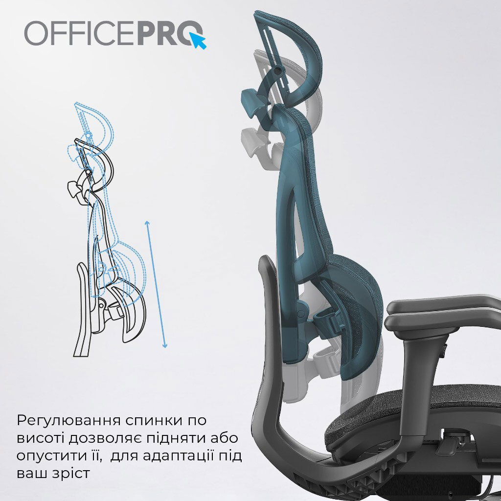 Офисное кресло OfficePro Elite OC950B, Черный - № 11 Офисное кресло OfficePro Elite OC950B, Черный - № 11