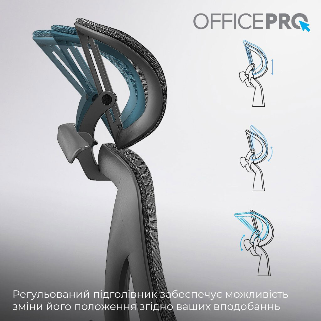 Офисное кресло OfficePro Elite OC950B, Черный - № 12 Офисное кресло OfficePro Elite OC950B, Черный - № 12