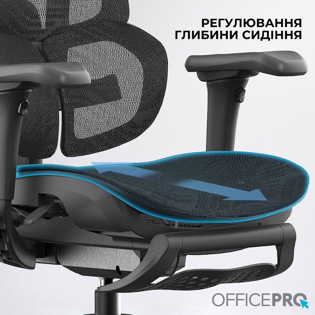 Офисное кресло OfficePro Elite OC950B, Черный - № 14 Офисное кресло OfficePro Elite OC950B, Черный - № 14