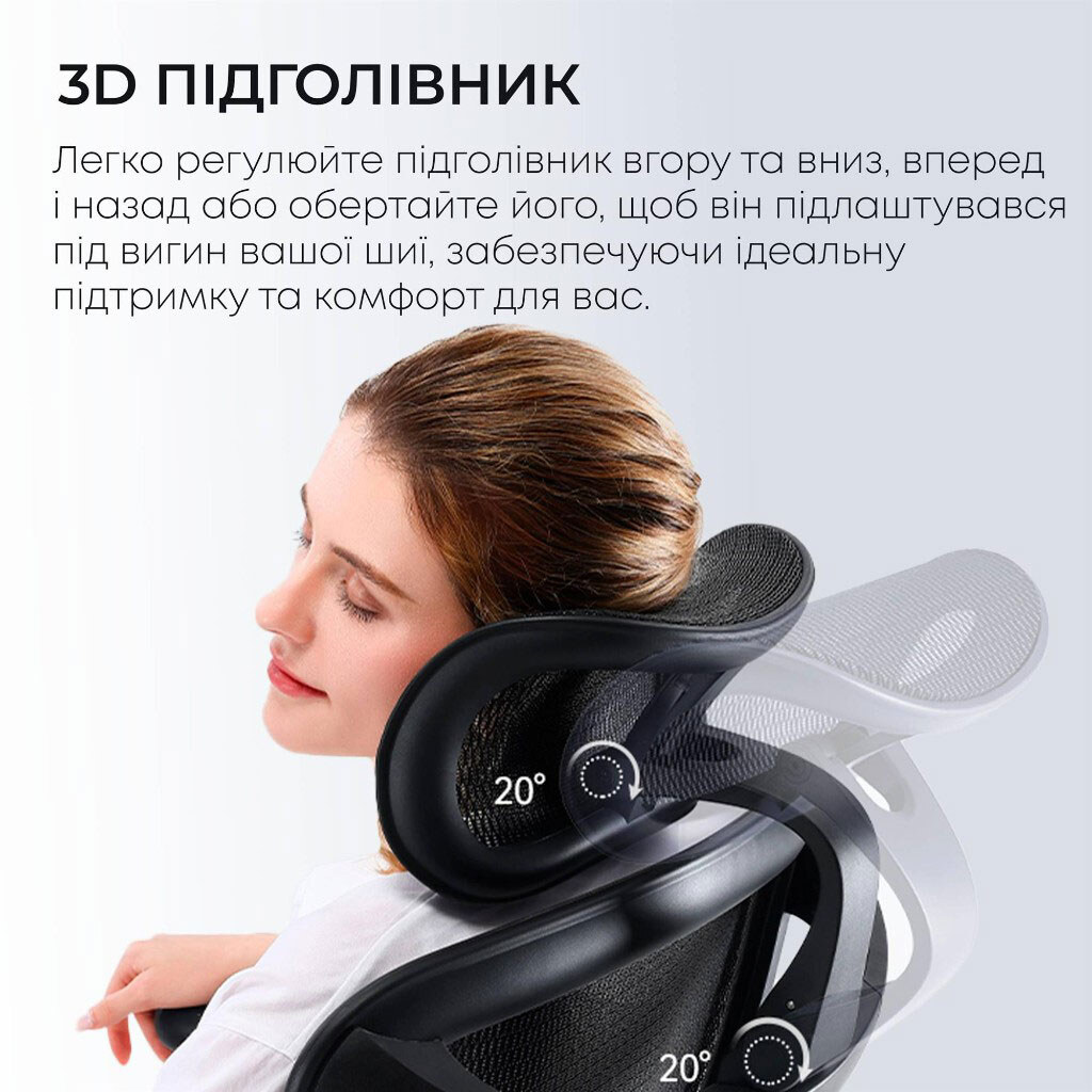 Офисное кресло Sihoo Doro C300L Mesh, Черный - № 15 Офисное кресло Sihoo Doro C300L Mesh, Черный - № 15