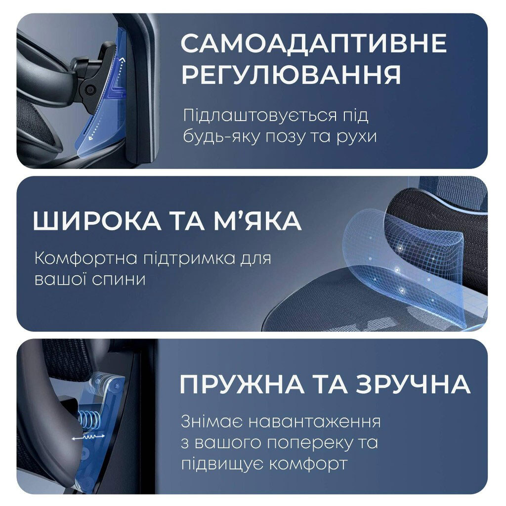 Офисное кресло Sihoo Doro C300L Mesh, Черный - № 19 Офисное кресло Sihoo Doro C300L Mesh, Черный - № 19