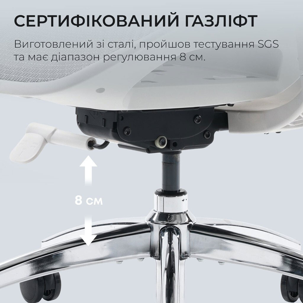 Офисное кресло Sihoo Doro S100 Mesh, Белый - № 15 Офисное кресло Sihoo Doro S100 Mesh, Белый - № 15