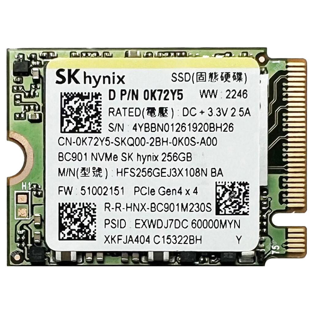 SSD диск SK hynix HFS256GEJ3X108N, 256 Гб. - № 1 SSD диск SK hynix HFS256GEJ3X108N, 256 Гб. - № 1