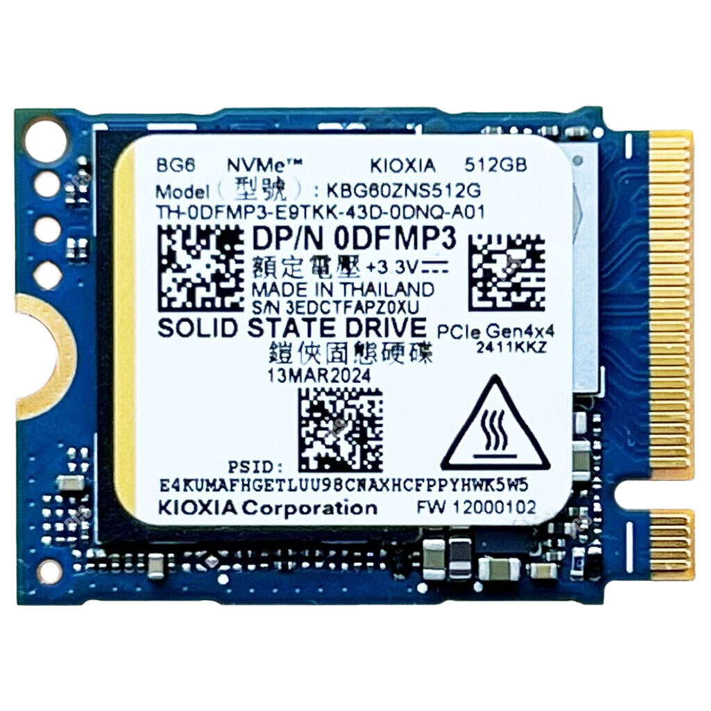 SSD диск Kioxia KEG60ZNS512G, 512 Гб. - № 1 SSD диск Kioxia KEG60ZNS512G, 512 Гб. - № 1