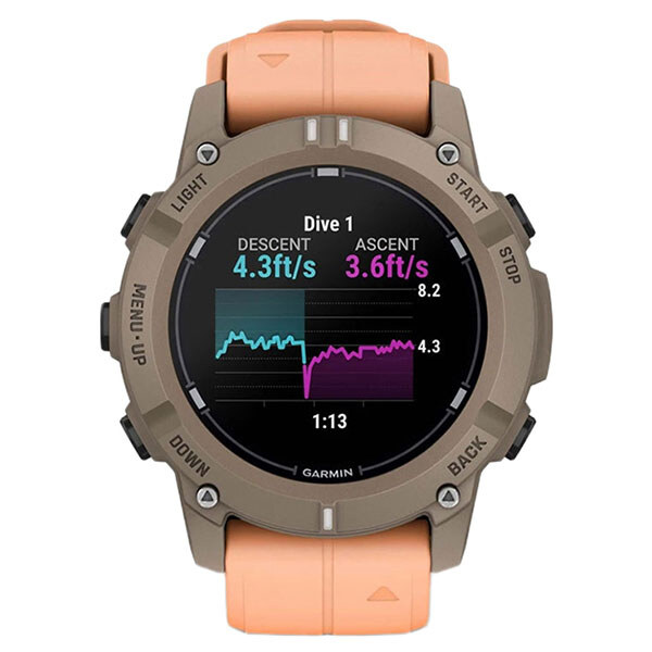 Умные часы Garmin Descent G2 Paloma, Розовый - № 10 Умные часы Garmin Descent G2 Paloma, Розовый - № 10