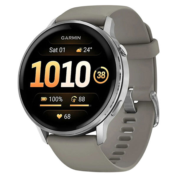 Умные часы Garmin Venu 4, Серебряный - № 1 Умные часы Garmin Venu 4, Серебряный - № 1