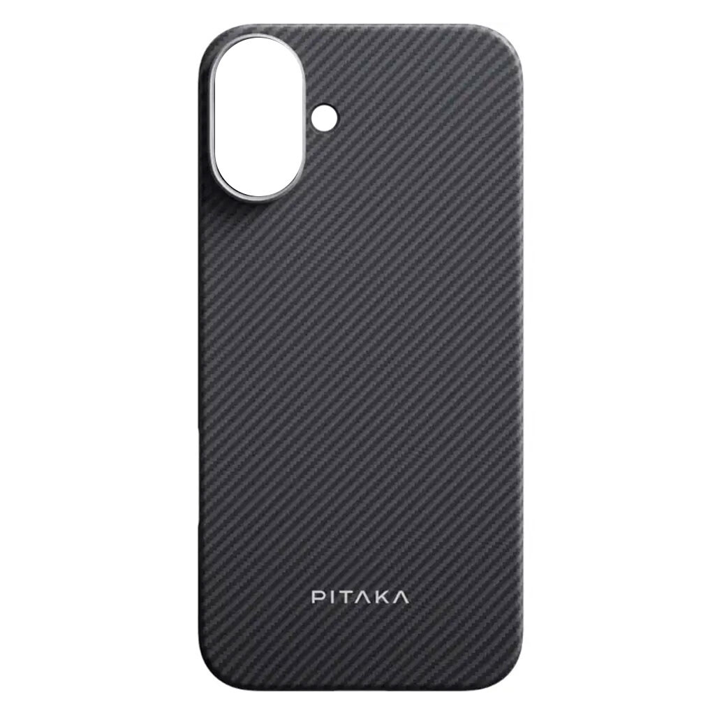 Чехол (накладка) Apple iPhone 16, Pitaka, MagSafe, Черный - № 1 Чехол (накладка) Apple iPhone 16, Pitaka, MagSafe, Черный - № 1