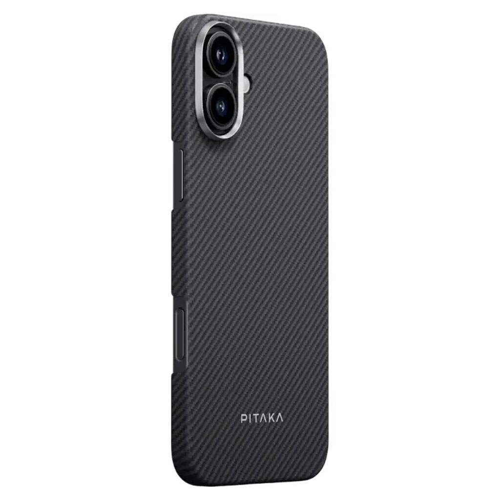 Чехол (накладка) Apple iPhone 16, Pitaka, MagSafe, Черный - № 2 Чехол (накладка) Apple iPhone 16, Pitaka, MagSafe, Черный - № 2