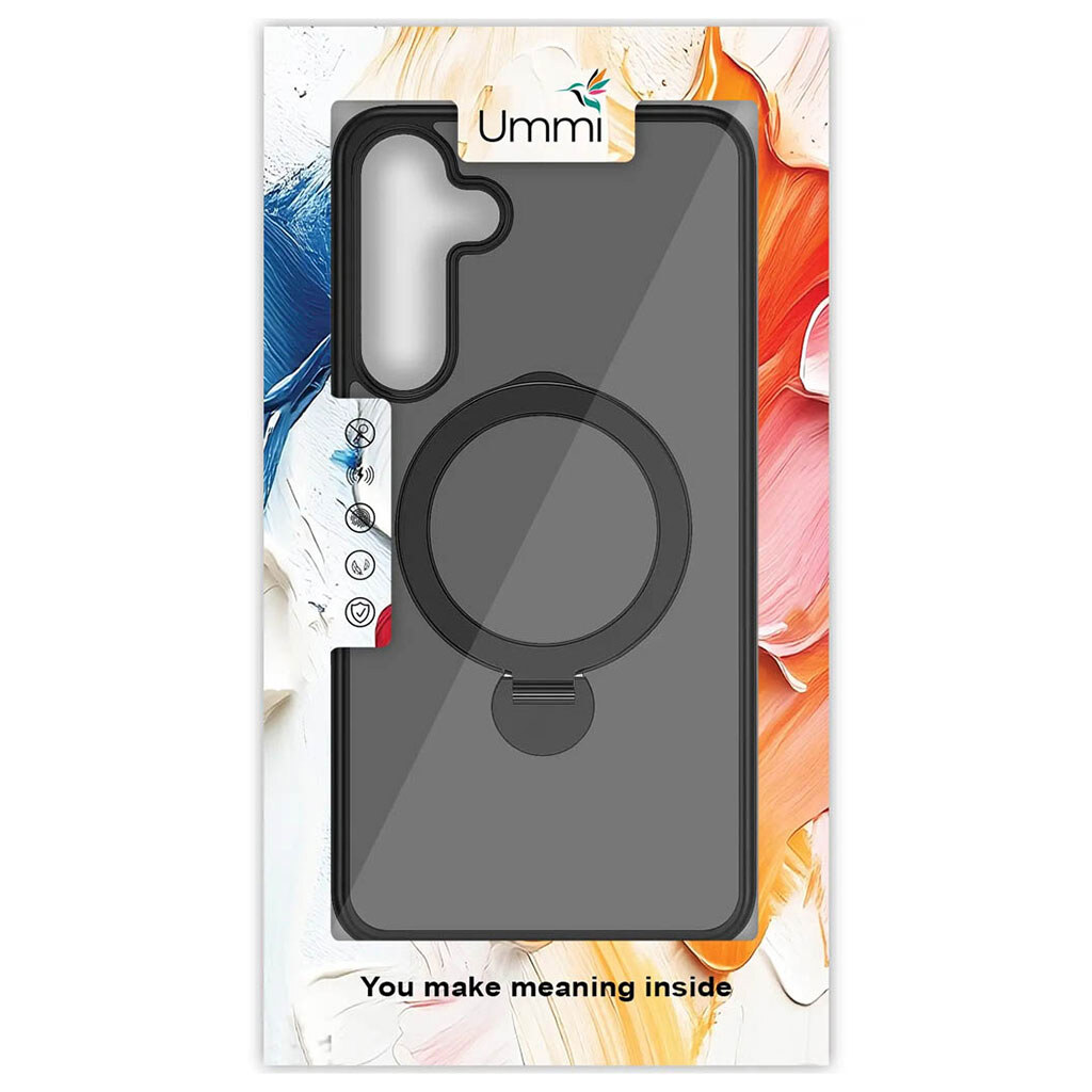Чехол (накладка) Samsung Galaxy S26 Ultra, Epik Metal Buttons HQ Ring, MagSafe, Dark Blue, Синий - № 4 Чехол (накладка) Samsung Galaxy S26 Ultra, Epik Metal Buttons HQ Ring, MagSafe, Dark Blue, Синий - № 4