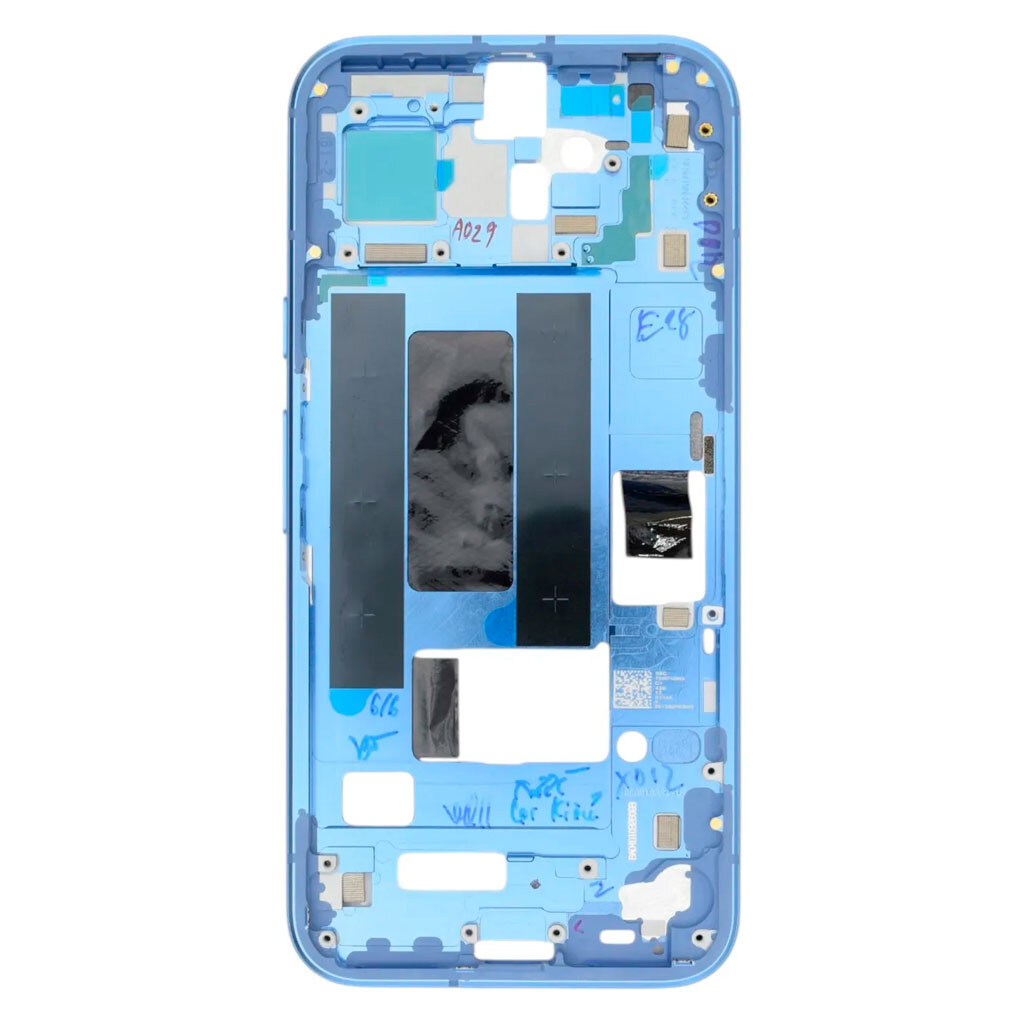 Средняя часть Google Pixel 8a, Синий - № 2 Средняя часть Google Pixel 8a, Синий - № 2