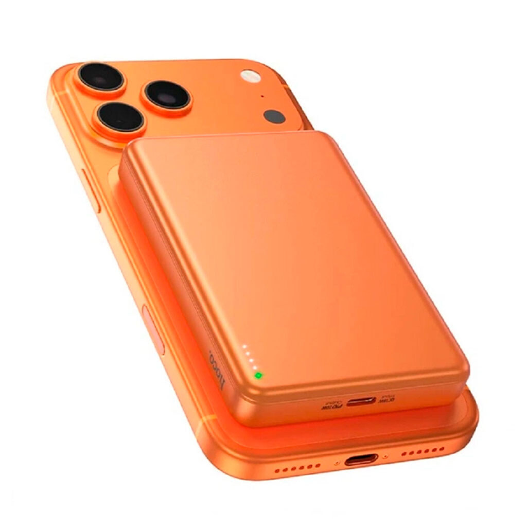 Портативная батарея (Power Bank) Hoco Q26A, 10000 mAh, Оранжевый - № 3 Портативная батарея (Power Bank) Hoco Q26A, 10000 mAh, Оранжевый - № 3