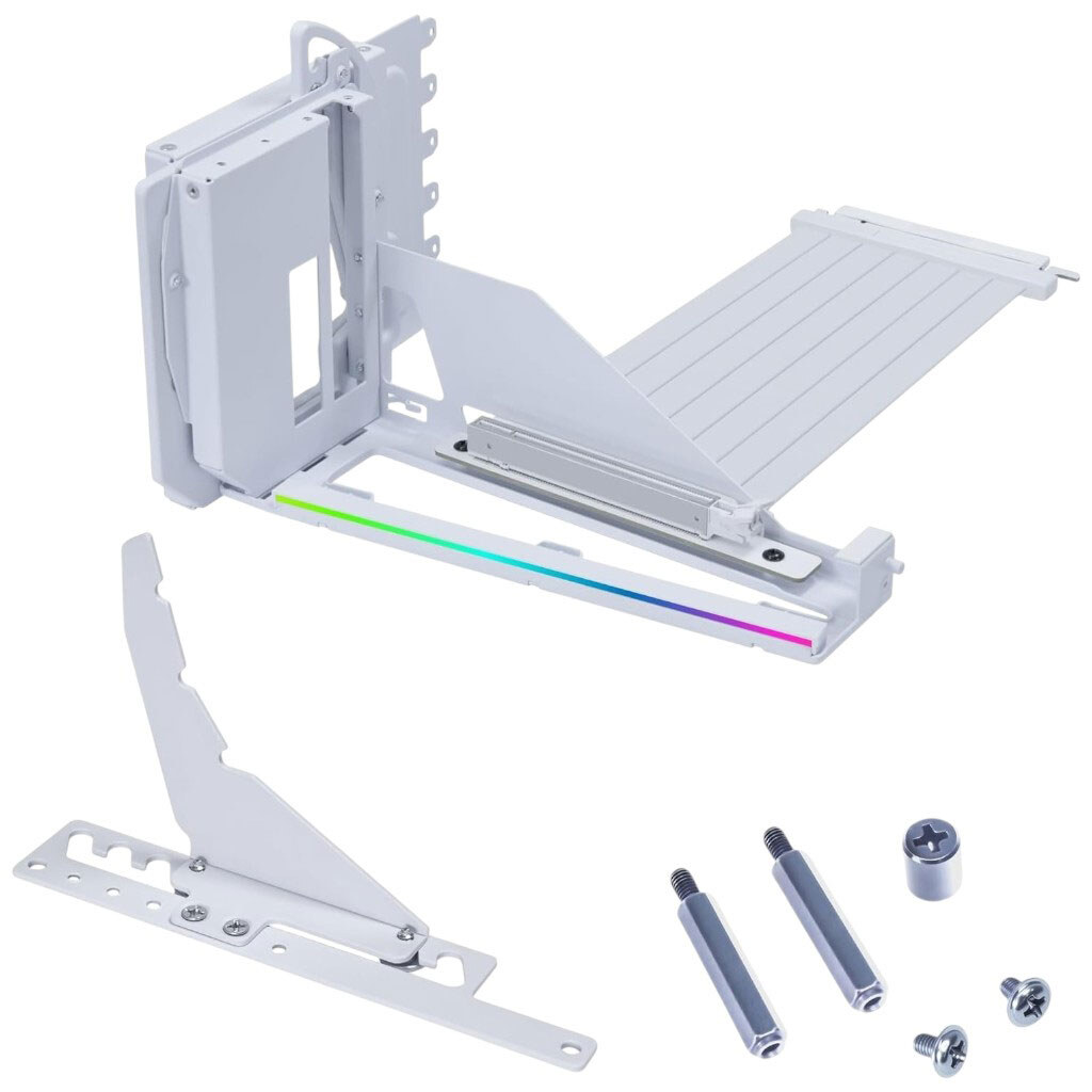 Брекет для вертикальной установки видеокарты Lian Li Vertical GPU Bracket Kit, Белый - № 2 Брекет для вертикальной установки видеокарты Lian Li Vertical GPU Bracket Kit, Белый - № 2