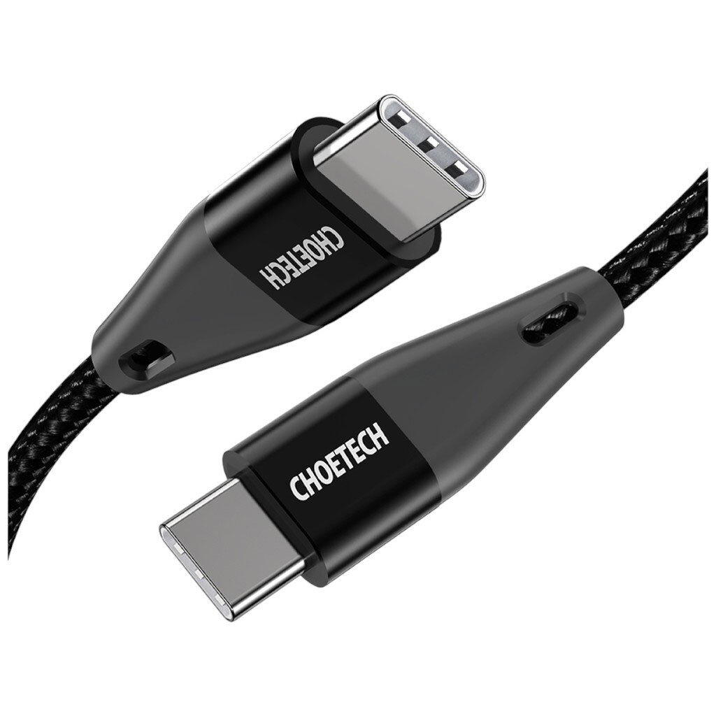 Кабель Choetech XCC-1008, Type-C, 1.0 м., Черный - № 1 Кабель Choetech XCC-1008, Type-C, 1.0 м., Черный - № 1