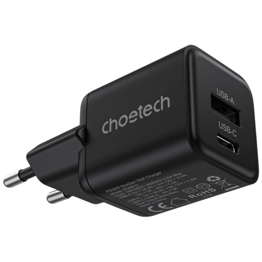 СЗУ Choetech PD5012-EU-BK, Черный - № 3 СЗУ Choetech PD5012-EU-BK, Черный - № 3