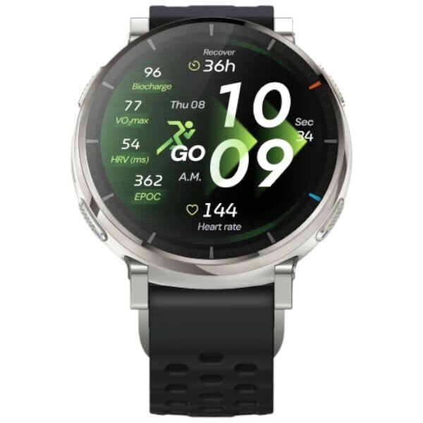 Умные часы Amazfit Active 3 Premium, Серебряный - № 3 Умные часы Amazfit Active 3 Premium, Серебряный - № 3