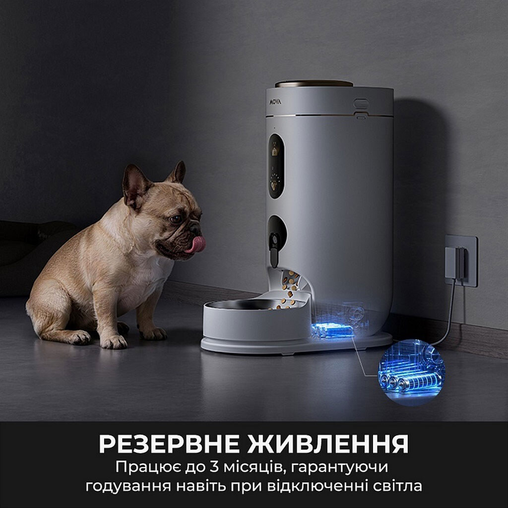 Смарт-кормушка Mova Nutripal 10 Ultra, Белый - № 2 Смарт-кормушка Mova Nutripal 10 Ultra, Белый - № 2