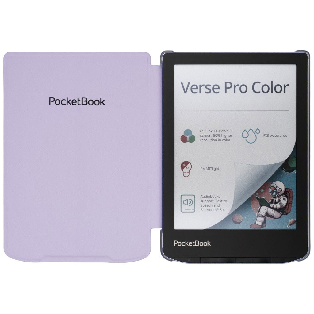 Чехол (книжка) PocketBook 629 / 634 / PB619, PocketBook Shell-TR, Light Purple, Фиолетовый - № 2 Чехол (книжка) PocketBook 629 / 634 / PB619, PocketBook Shell-TR, Light Purple, Фиолетовый - № 2