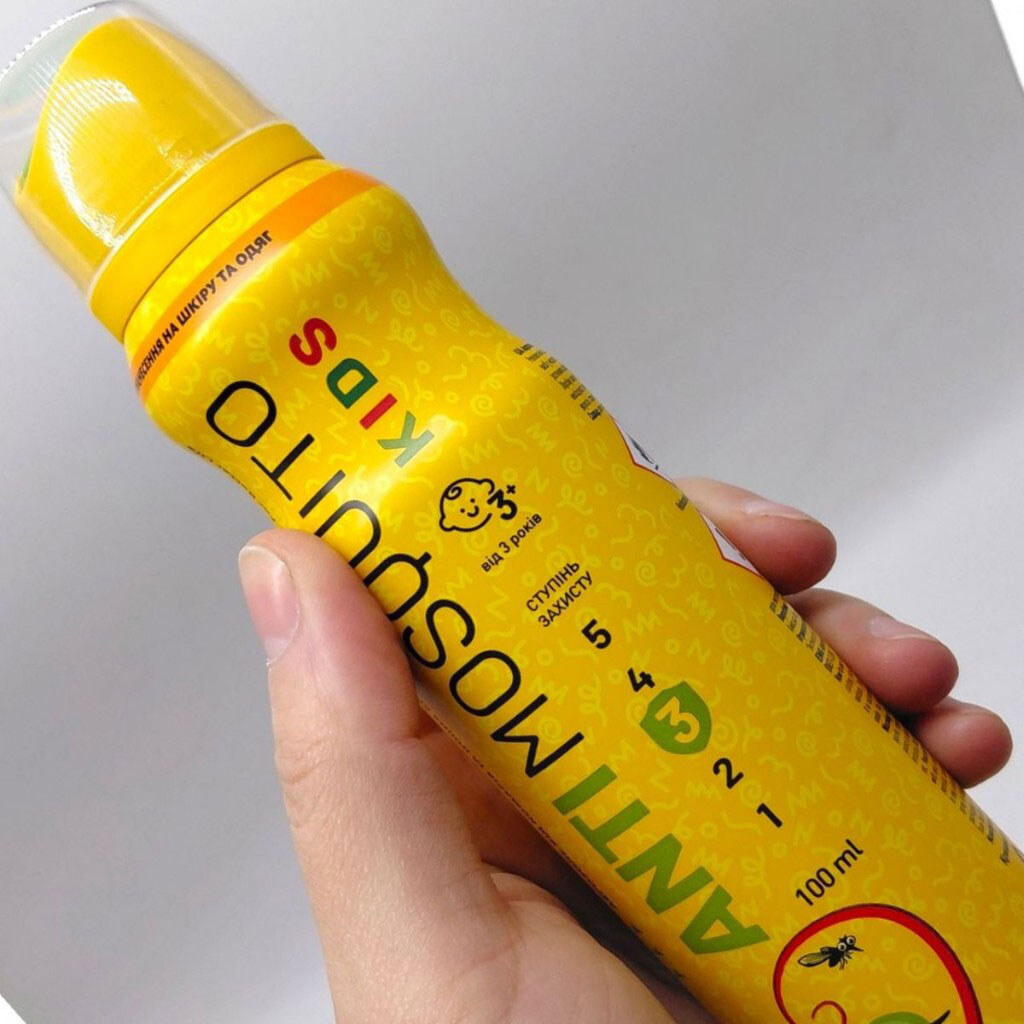 Аэрозоль от комаров и кровососущих насекомых "Anti Mosquito", для детей от 3-х лет, 100мл - № 2 Аэрозоль от комаров и кровососущих насекомых "Anti Mosquito", для детей от 3-х лет, 100мл - № 2