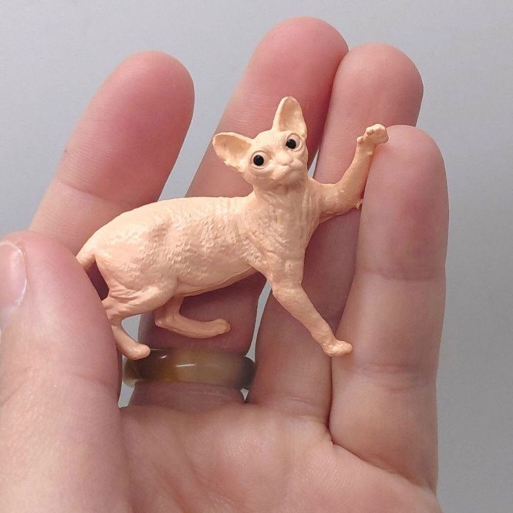 Животный игровой набор "Котики", в пакете 19x16x5см, Mic - № 2 Животный игровой набор "Котики", в пакете 19x16x5см, Mic - № 2