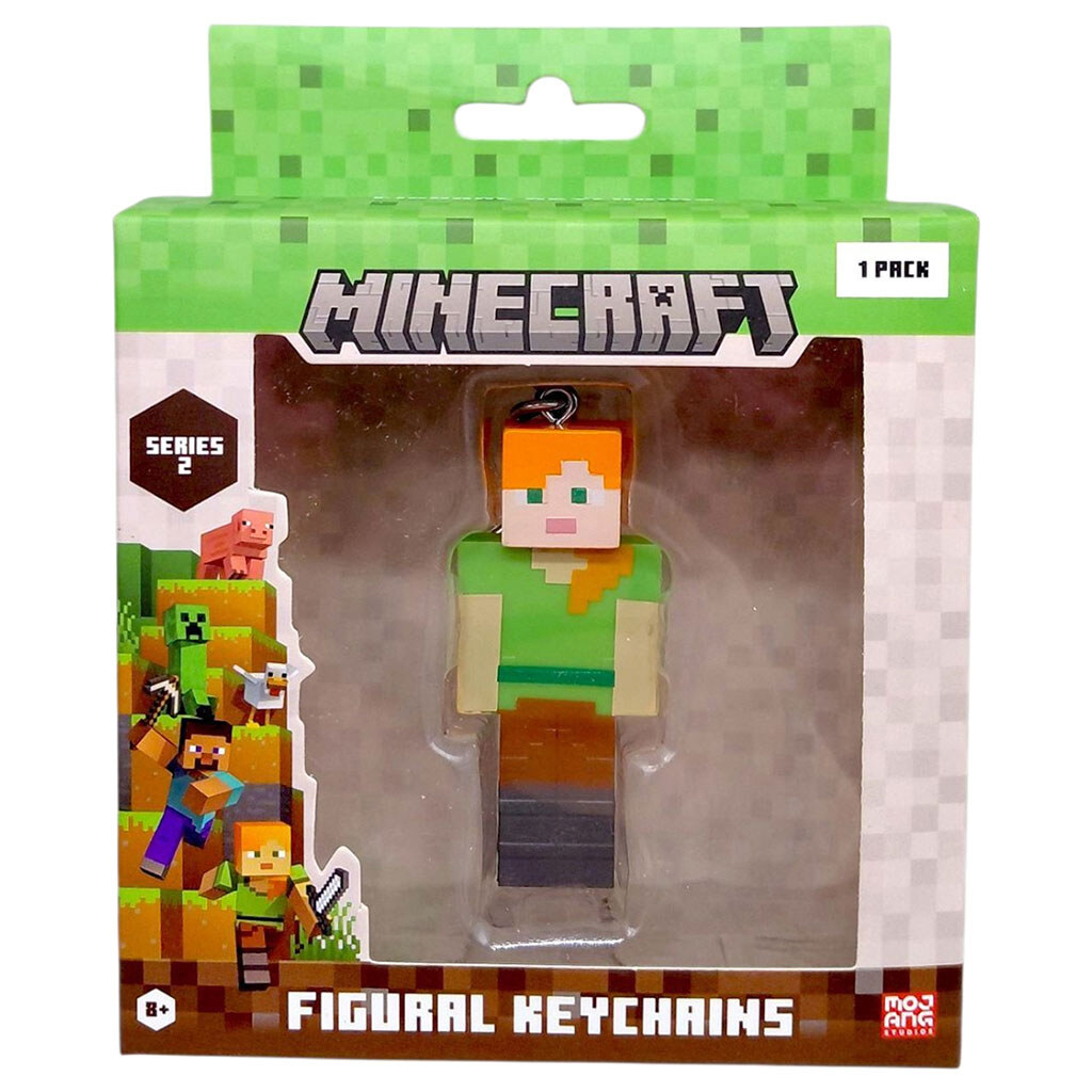 Фігурка-брелок "Майнкрафт/Minecraft: ДІВЧИНКА", СЕРІЯ 2, Mic - № 1 Фігурка-брелок "Майнкрафт/Minecraft: ДІВЧИНКА", СЕРІЯ 2, Mic - № 1