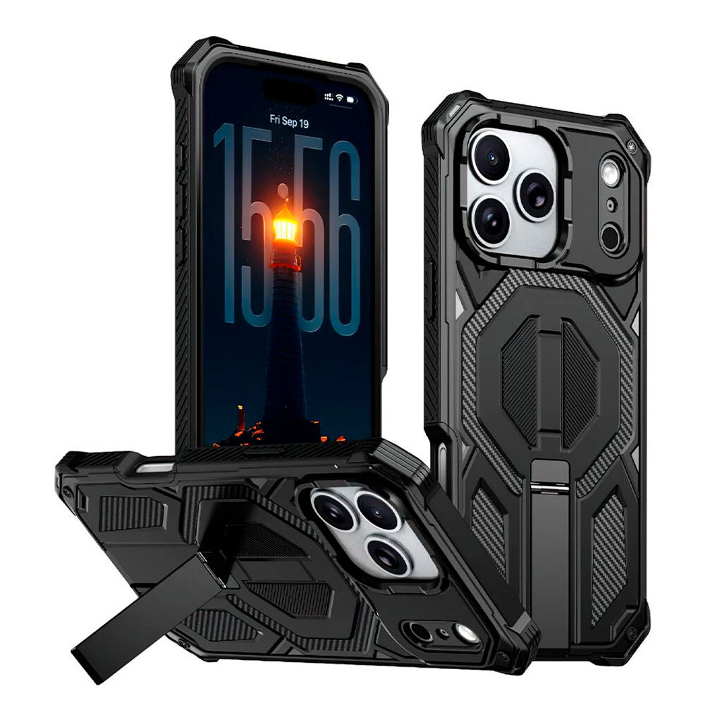 Чехол (накладка) Apple iPhone 13 Pro Max, Armor Case, MagSafe, Черный - № 1 Чехол (накладка) Apple iPhone 13 Pro Max, Armor Case, MagSafe, Черный - № 1