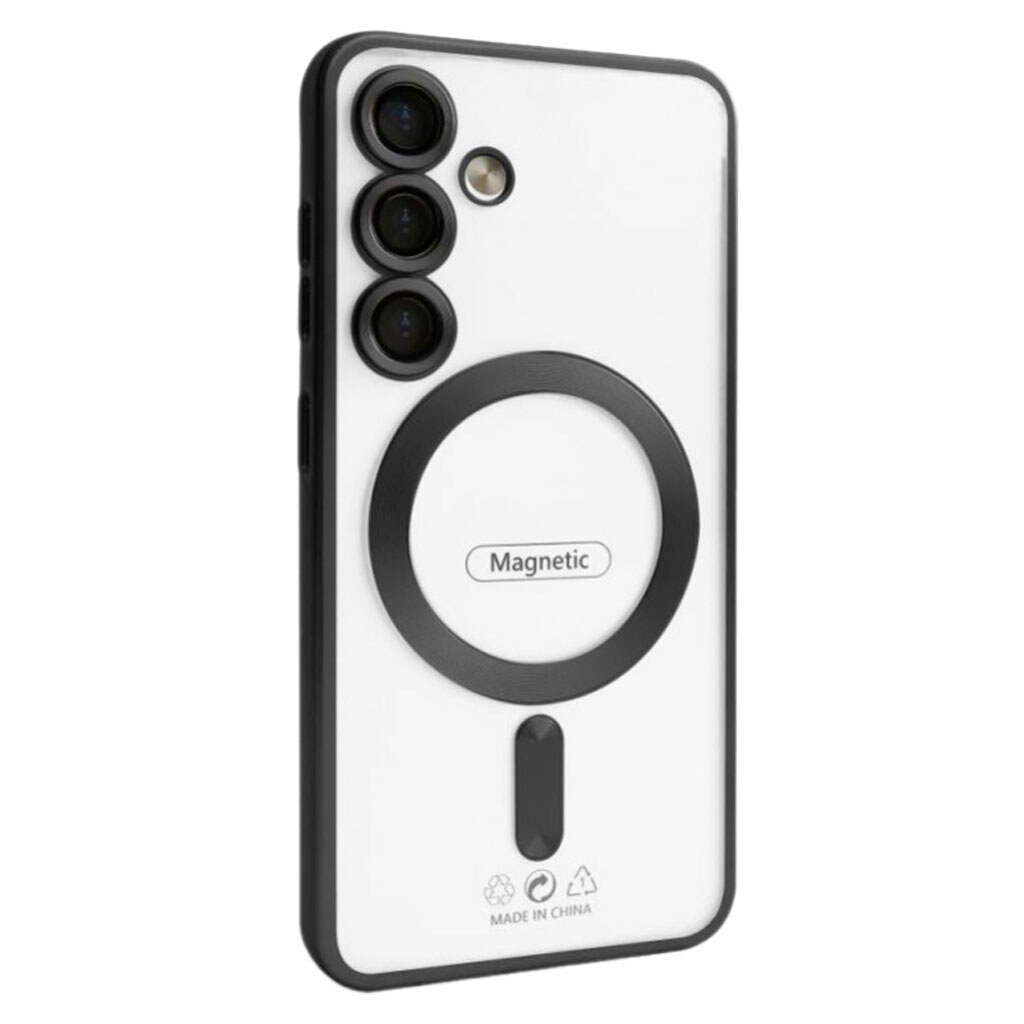 Чехол (накладка) Samsung Galaxy S26 / Galaxy S26 Pro, Metallic Full Camera, MagSafe, Black Matte, Черный - № 1 Чехол (накладка) Samsung Galaxy S26 / Galaxy S26 Pro, Metallic Full Camera, MagSafe, Black Matte, Черный - № 1
