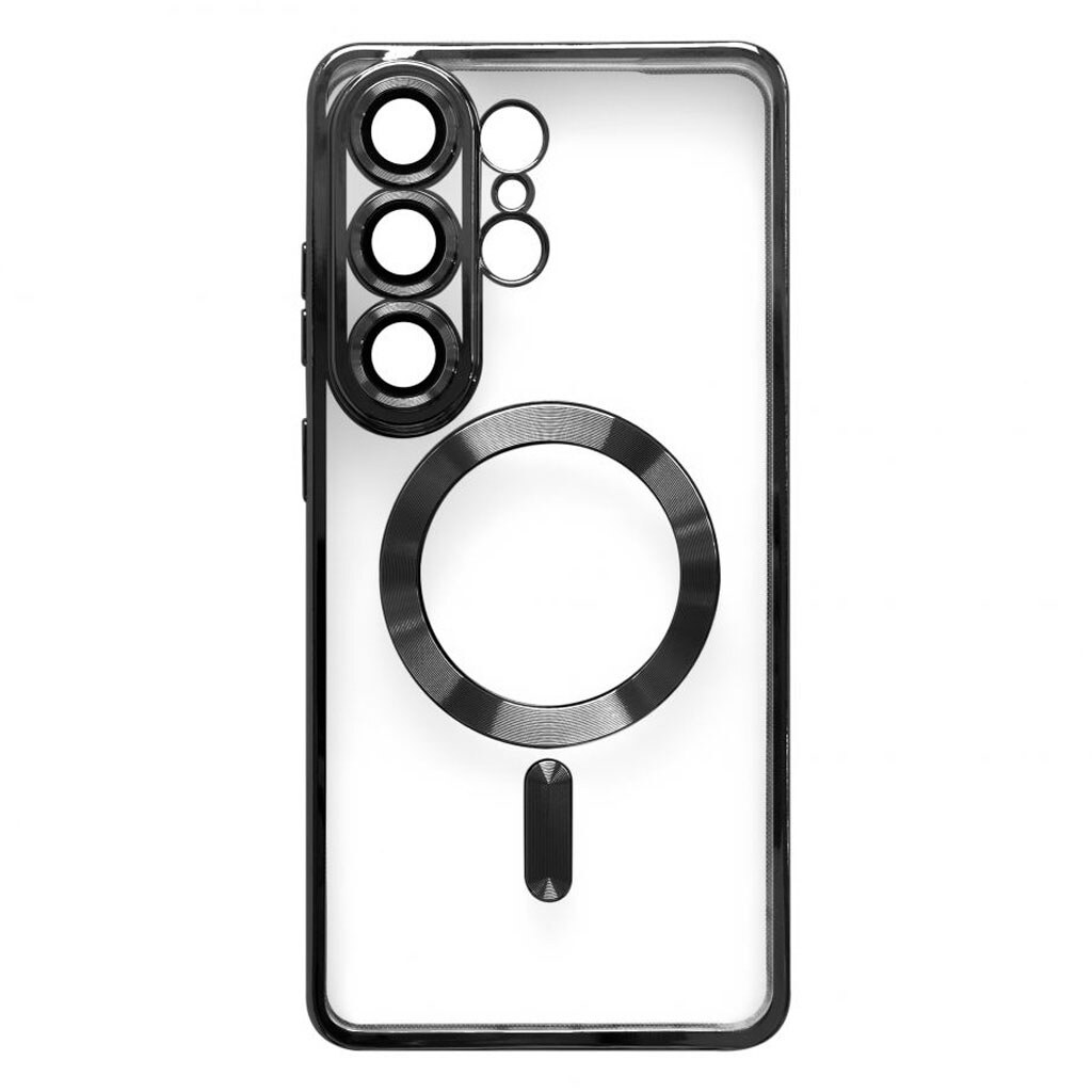 Чехол (накладка) Samsung Galaxy S26 Ultra, Metallic Full Camera, MagSafe, Черный - № 1 Чехол (накладка) Samsung Galaxy S26 Ultra, Metallic Full Camera, MagSafe, Черный - № 1