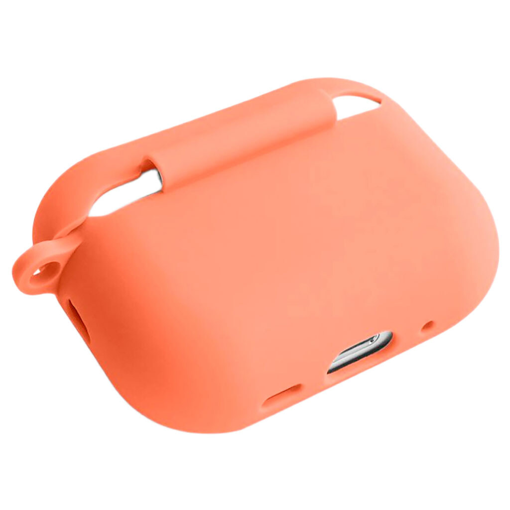 Чехол (накладка) Apple AirPods Pro 3, Silicone Classic Case, Papaya, Оранжевый - № 3 Чехол (накладка) Apple AirPods Pro 3, Silicone Classic Case, Papaya, Оранжевый - № 3