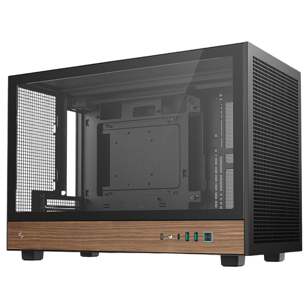 Корпус DeepCool CH260 Wood, Черный - № 1 Корпус DeepCool CH260 Wood, Черный - № 1