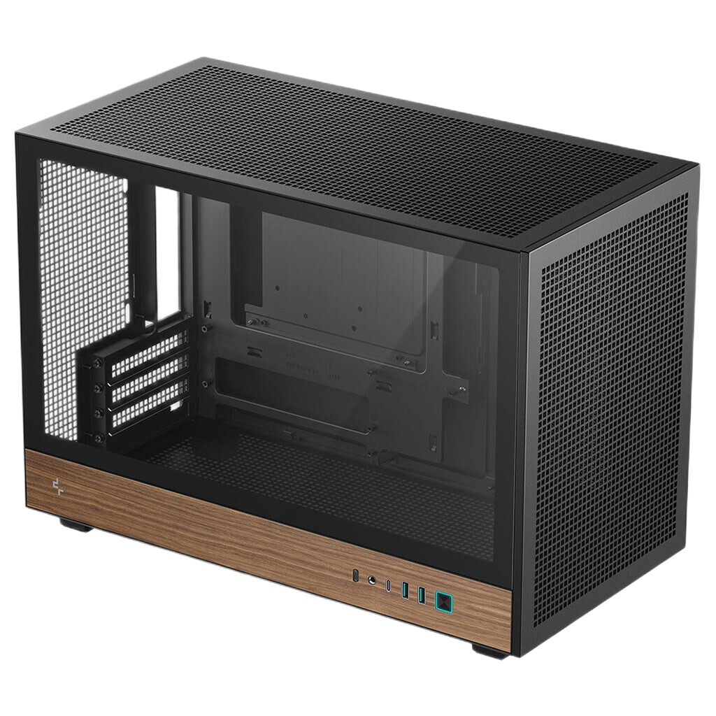 Корпус DeepCool CH260 Wood, Черный - № 2 Корпус DeepCool CH260 Wood, Черный - № 2