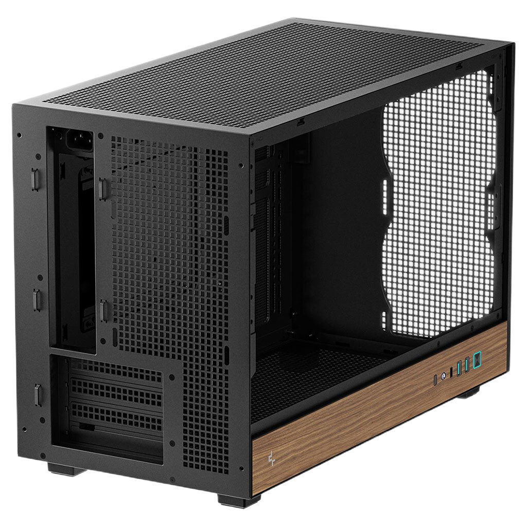 Корпус DeepCool CH260 Wood, Черный - № 6 Корпус DeepCool CH260 Wood, Черный - № 6