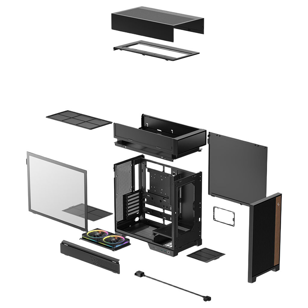 Корпус DeepCool CL660, Черный - № 11 Корпус DeepCool CL660, Черный - № 11
