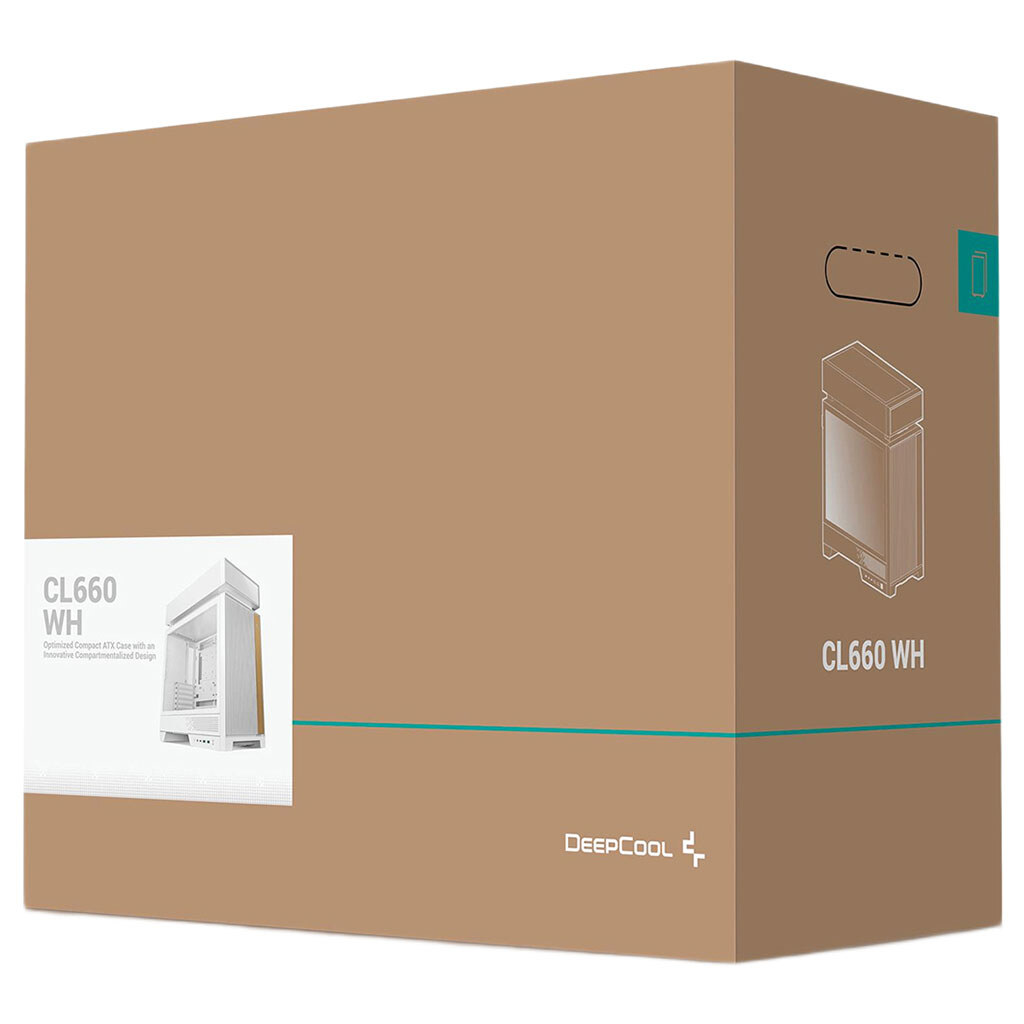 Корпус DeepCool CL660, Белый - № 12 Корпус DeepCool CL660, Белый - № 12
