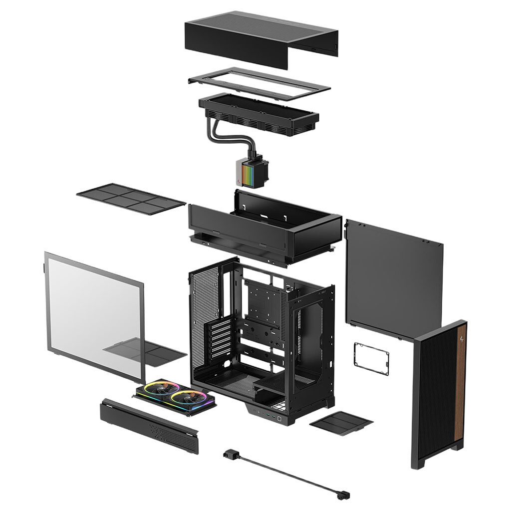 Корпус DeepCool CL6600, Черный - № 12 Корпус DeepCool CL6600, Черный - № 12